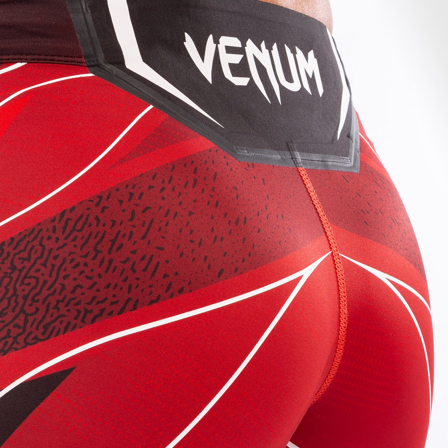 Pantalón De Vale Tudo Para Mujer UFC Venum Authentic Fight Night – Modelo Corto - Rojo