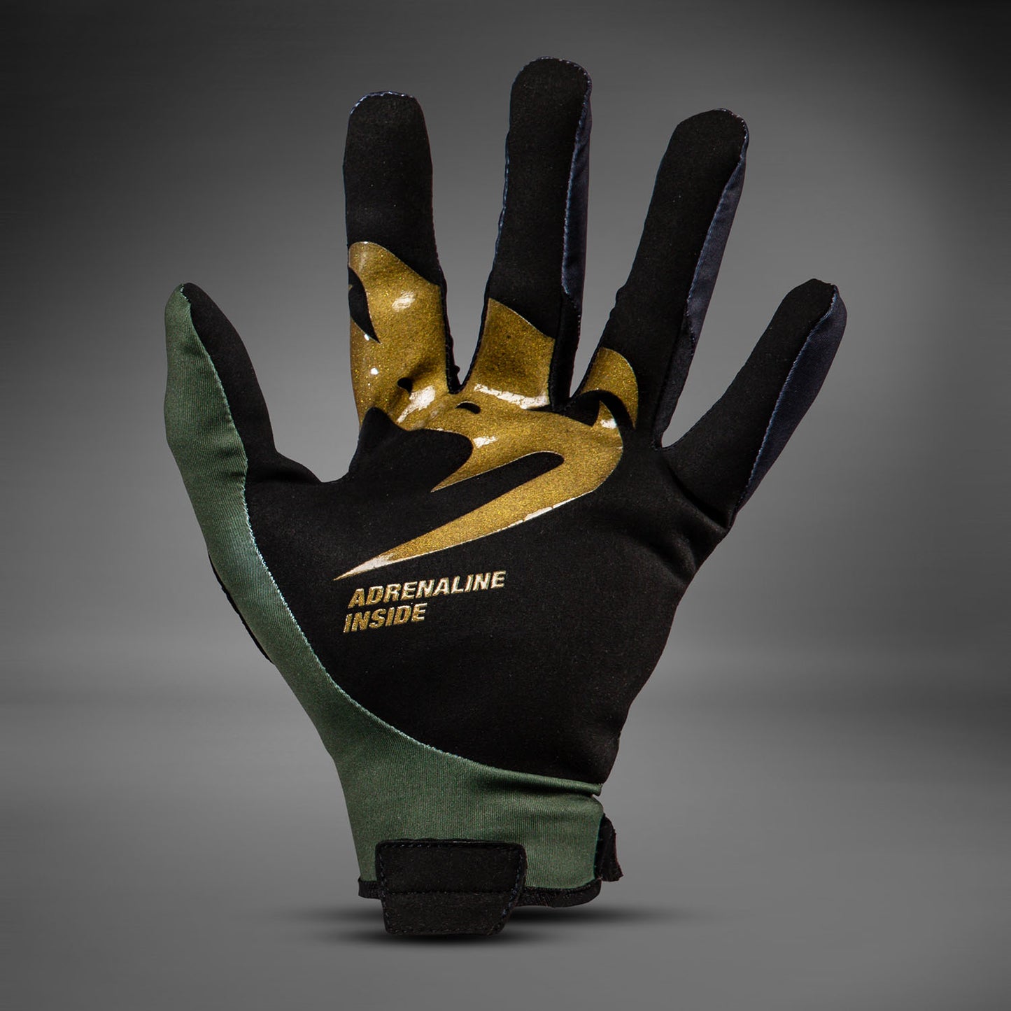 Venum MX Summer Guantes de Motorsports - Negro/Verde/Dorado