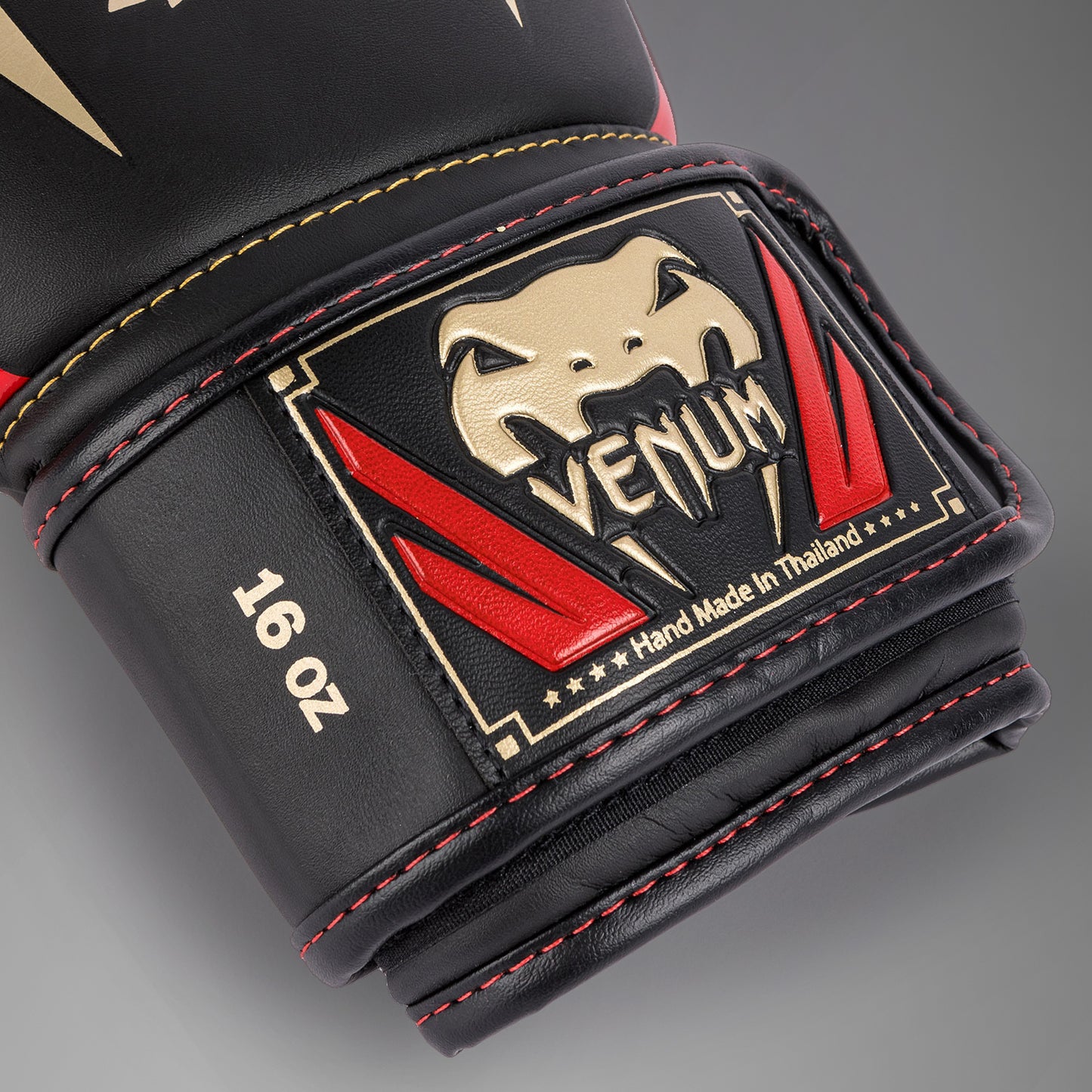 Venum Elite Guantes de boxeo - Negro/Dorado/Rojo