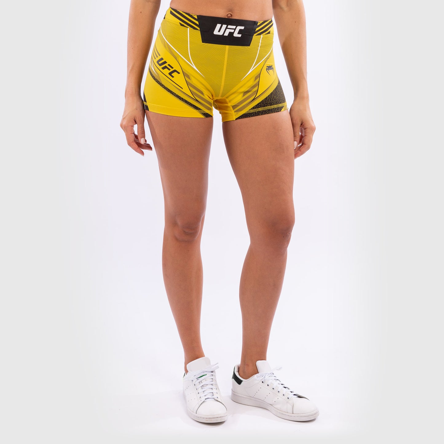 Pantalón De Vale Tudo Para Mujer UFC Venum Authentic Fight Night – Modelo Corto - Amarillo