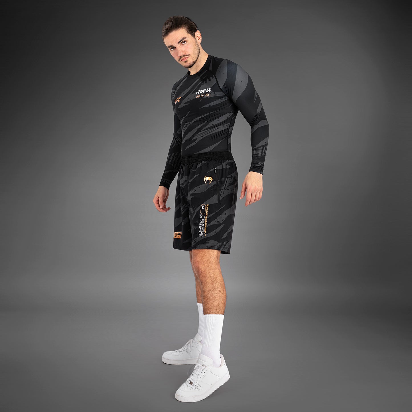 UFC Adrenaline By Venum Fight Week Performance Pantalón Corto para Hombre - Urban Camo