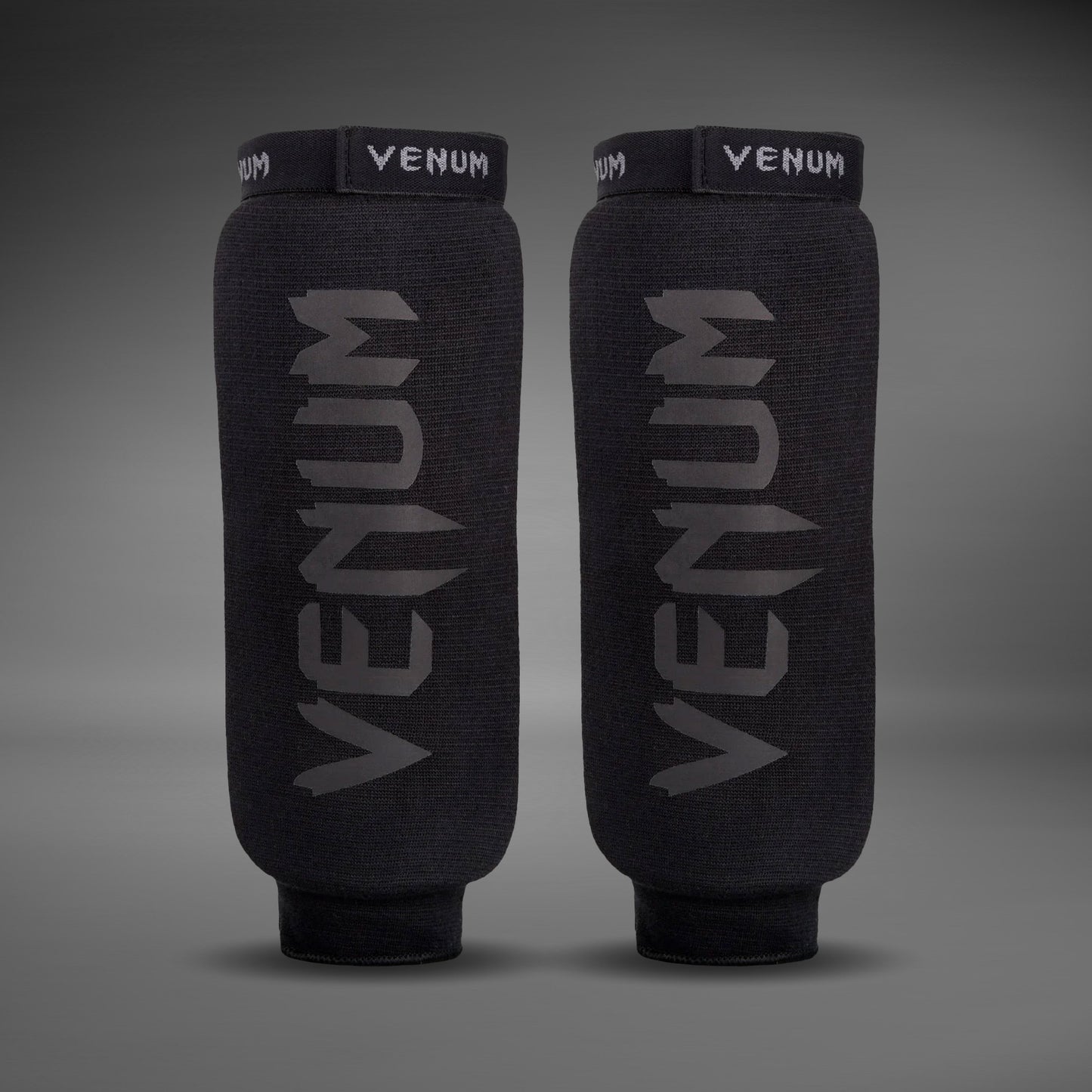 Venum Kontact Espinilleras Sin Pie - Negro/Negro