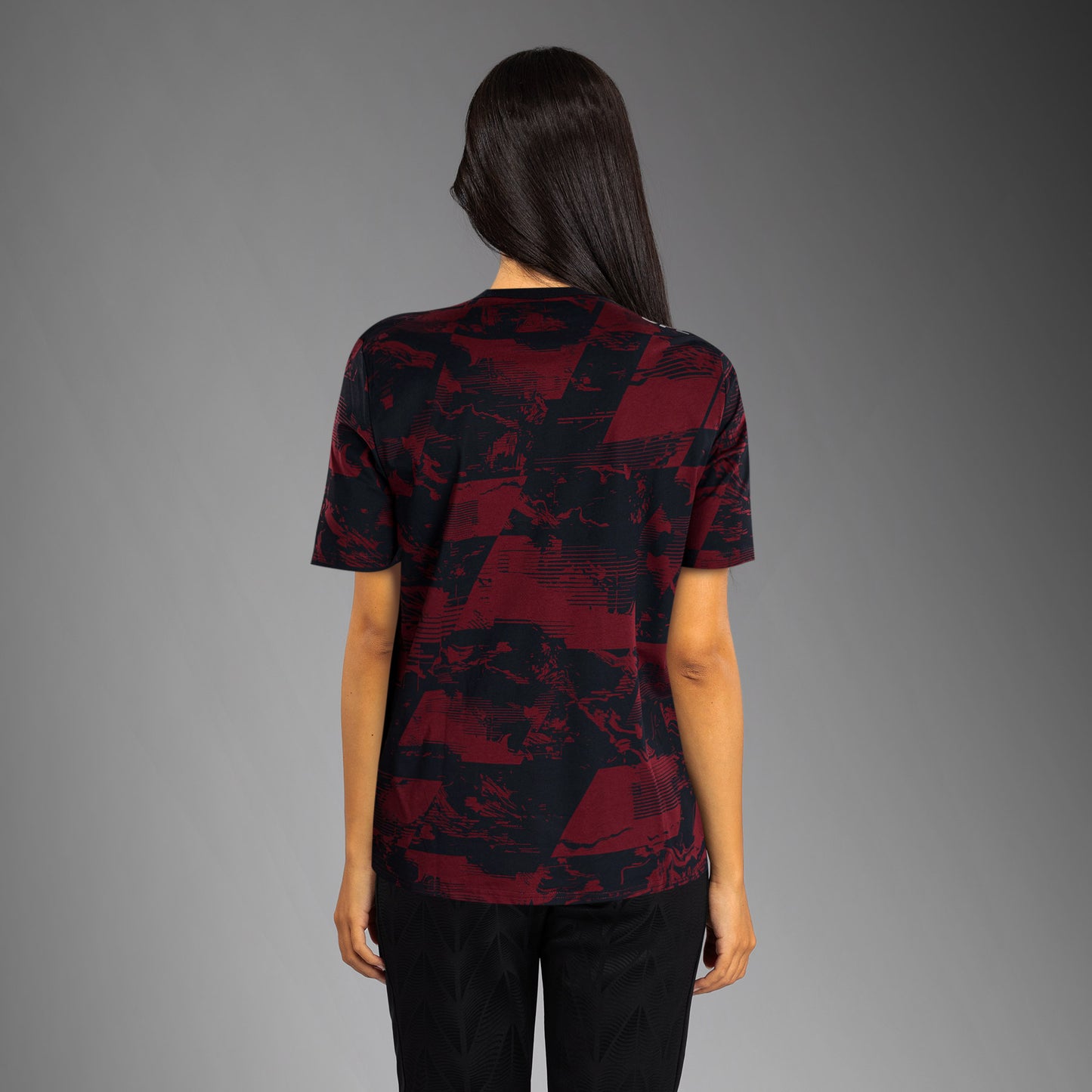 UFC Zenith by Venum Authentic Fight Week Camiseta de manga corta Mujer - Azul marino/Burdeos/Plateado