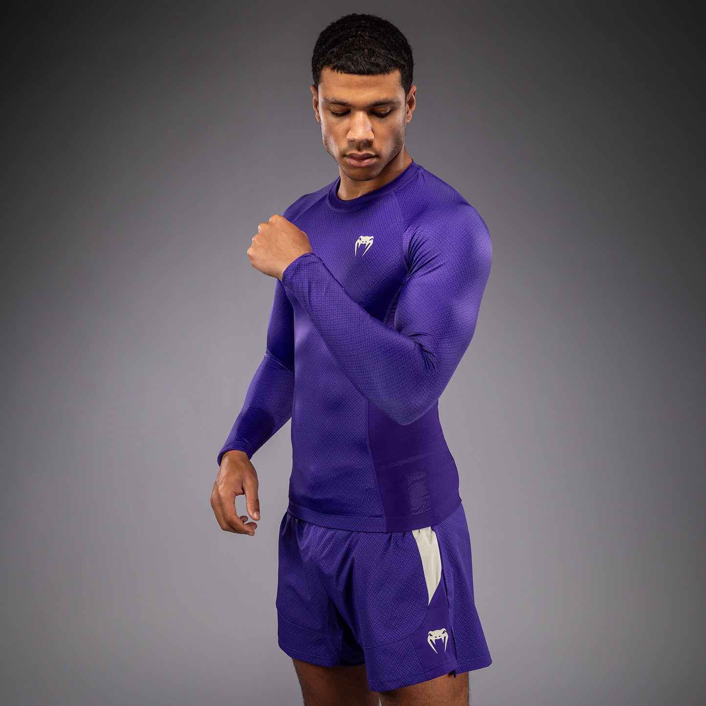 Venum x Roger Gracie Academy Rashguard Manga Larga - Morado