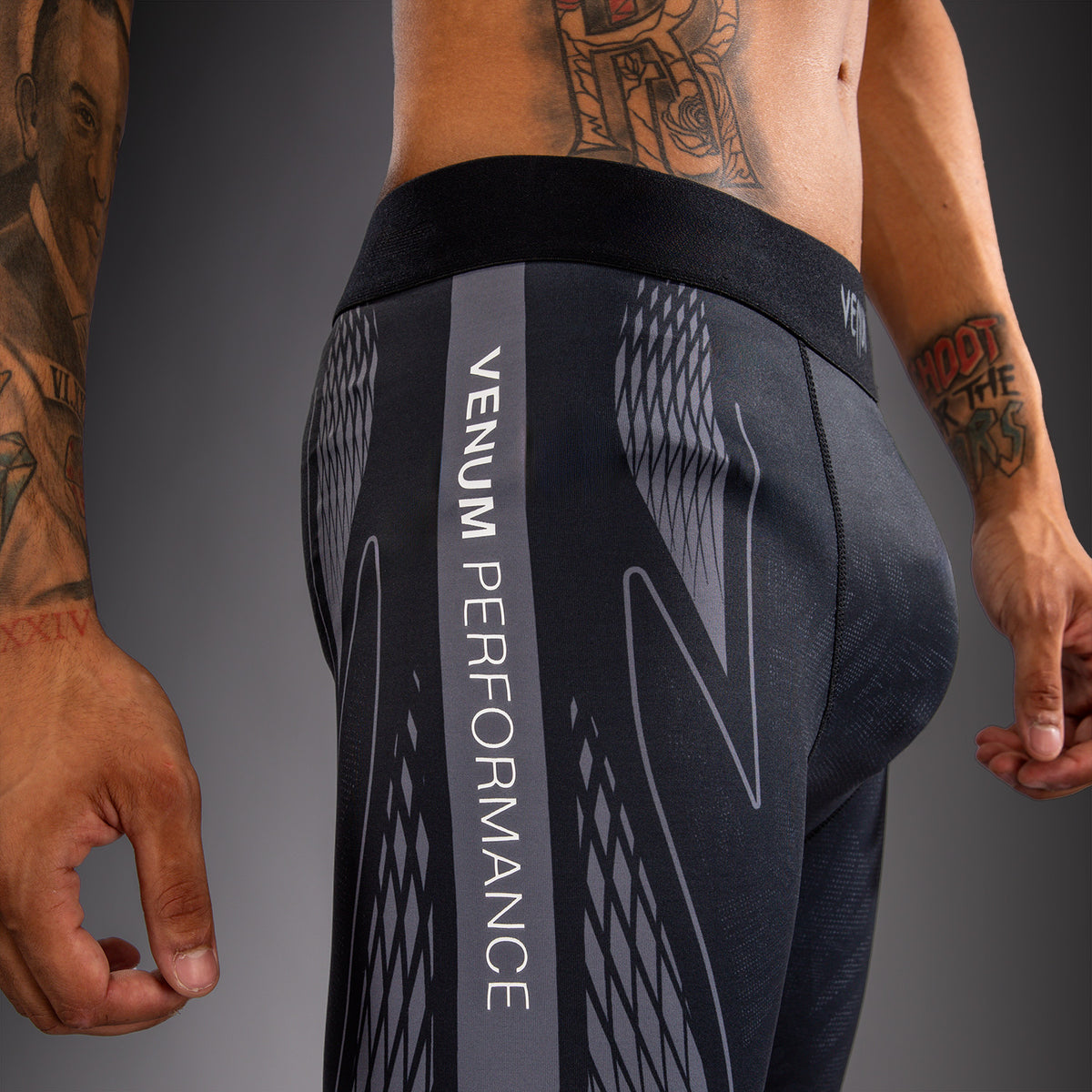 Venum Amazonia Reborn Pantalón corto de compresión - Negro/Gris