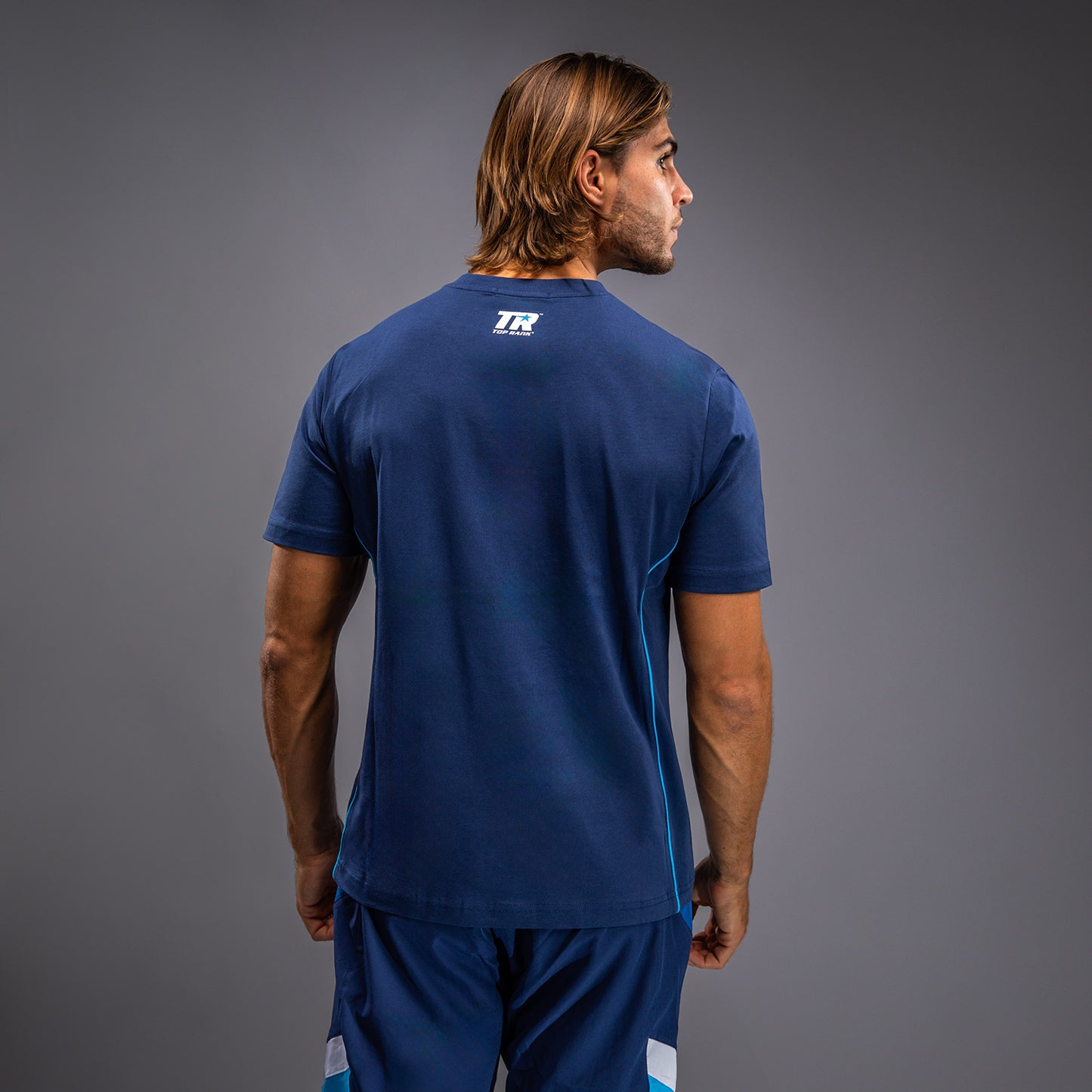 Venum x Top Rank Original Camiseta para Hombre - Azul Marino