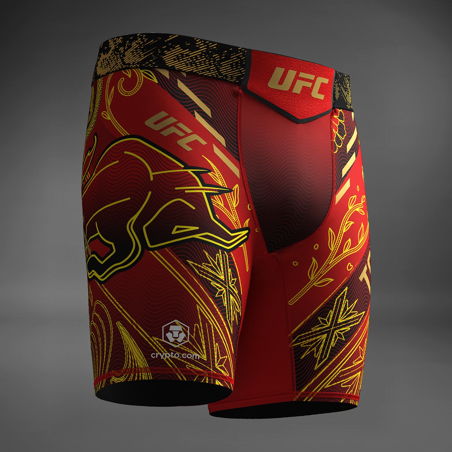 UFC Unrivaled by Venum Ilia Topuria Short Vale Tudo para Hombres - Rojo