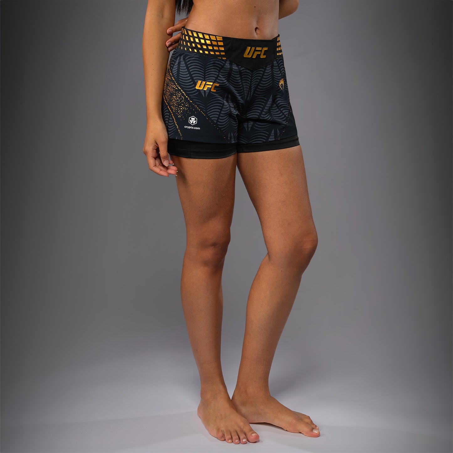 UFC Zenith by Venum Authentic Fight Night Short de pelea ajuste corto Mujer Personalizado - Champion