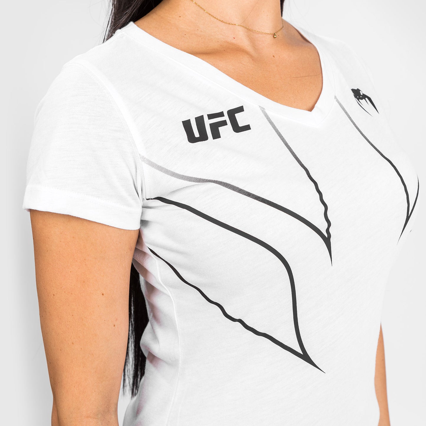 Camiseta de mujer UFC Venum Fight Night 2.0 Replica - Blanco