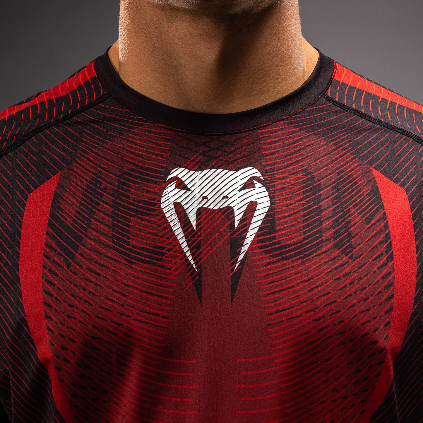Venum Galactic 3.0 Dry Tech Camiseta - Rojo/Plata