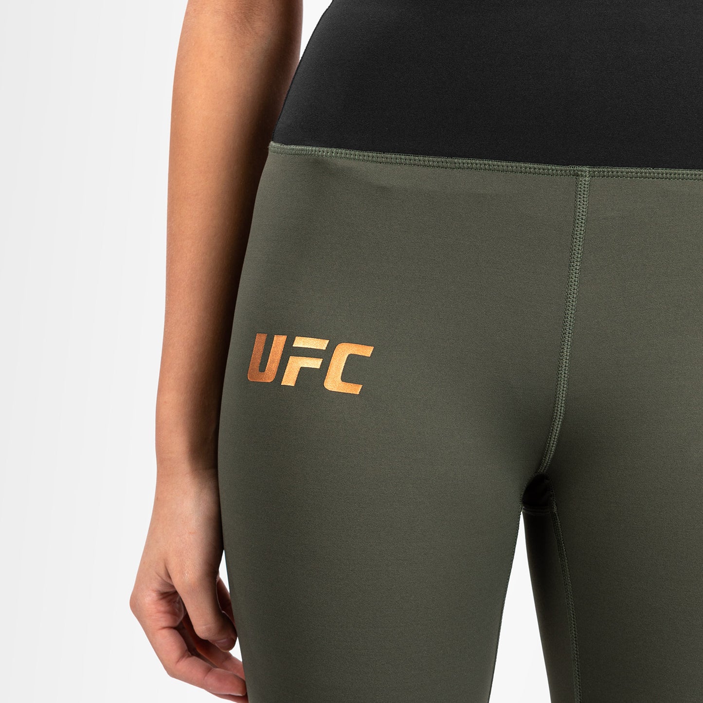UFC Adrenaline by Venum Fight Week Performance Tight para Mujer - Caqui/Bronce