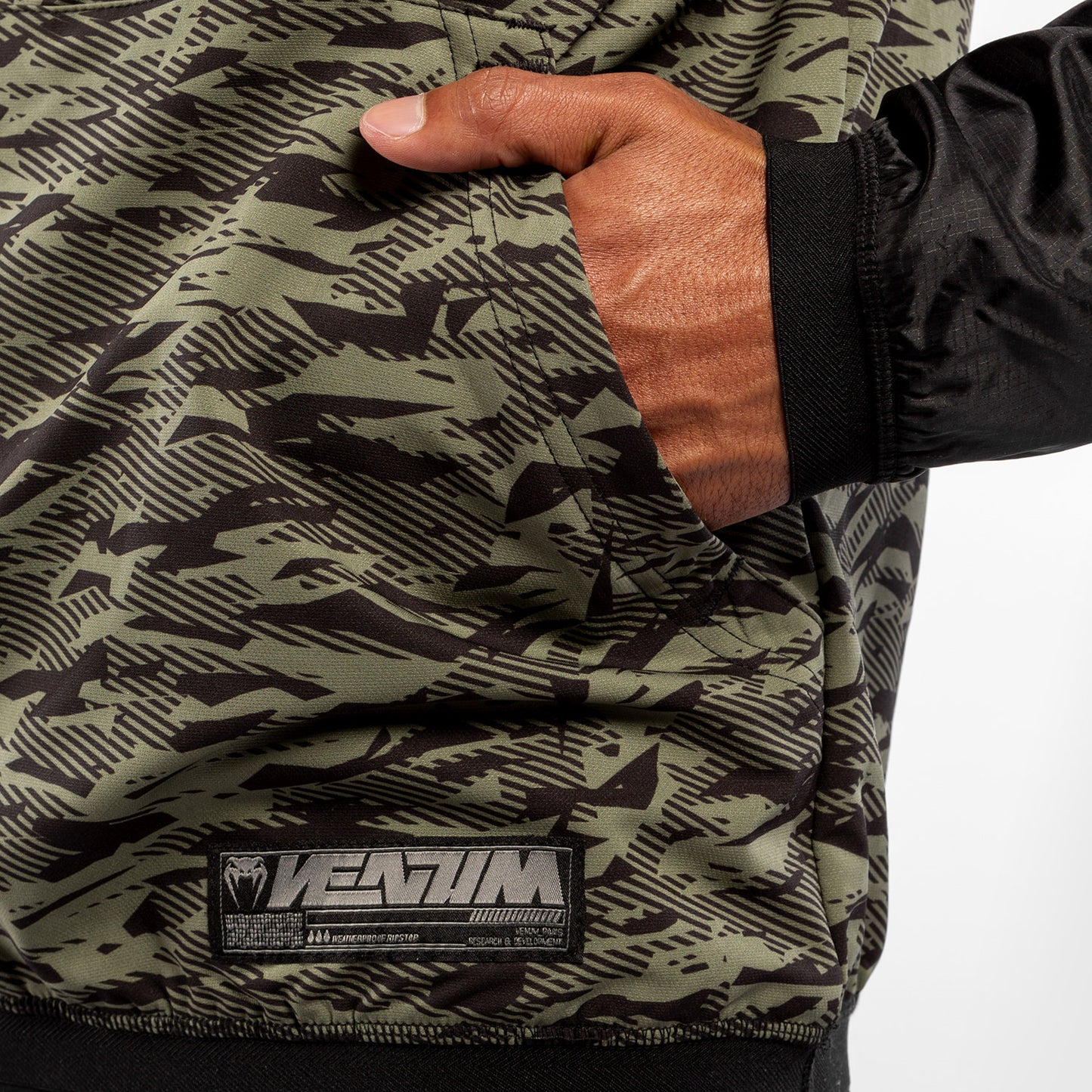 Sudadera con capucha Venum Laser XT - Negro/Bosque Camo