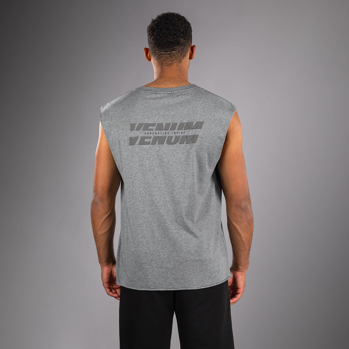 Venum Divide Camiseta Sin Mangas - Gris Jaspeado