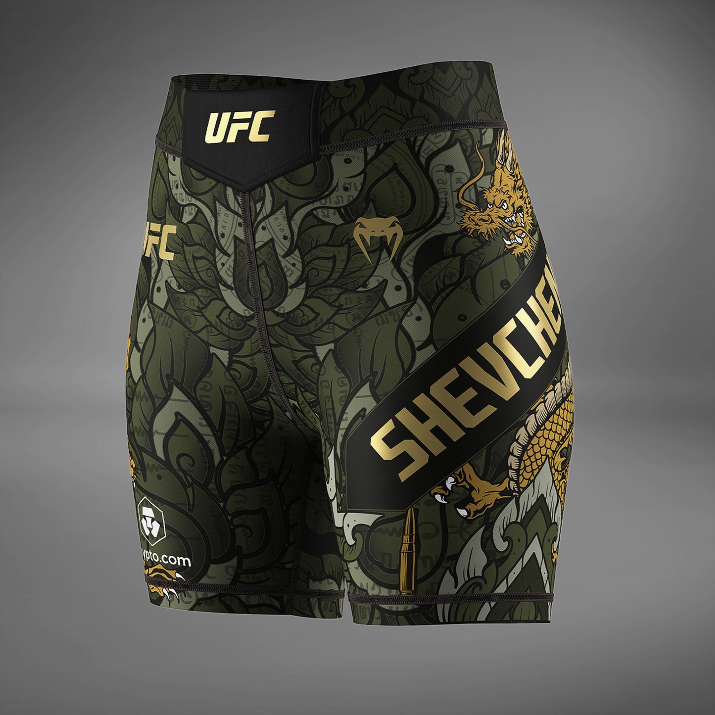 UFC Unrivaled by Venum Valentina Shevchenko Short Vale Tudo para mujer - Verde