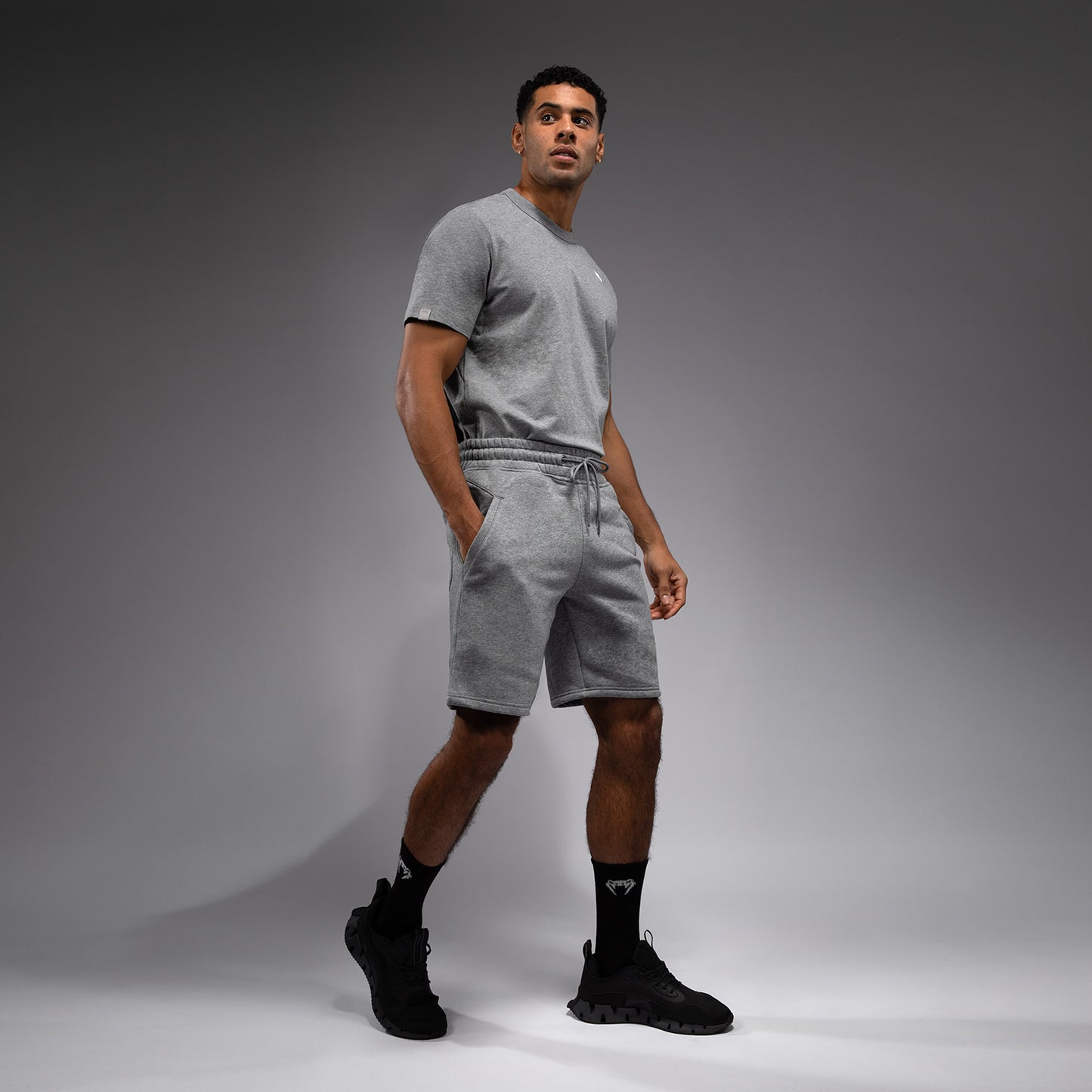 Venum Silent Power Pantalones Cortos de Algodón - Cloudy Grey