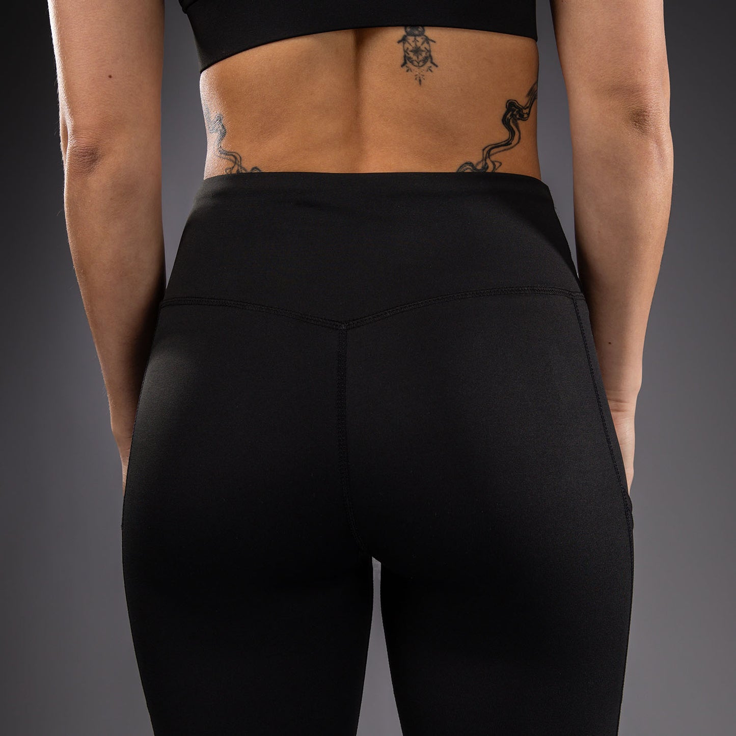 Venum Lazer Leggings Para Mujer - Negro/Amarillo