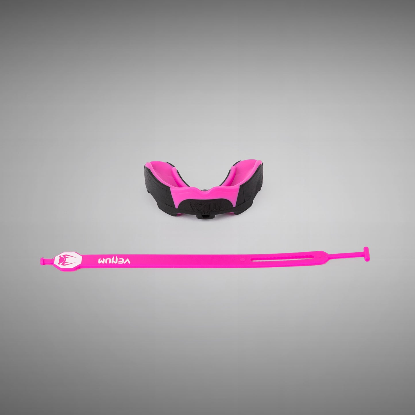 Venum Predator Protector Bucal con Correa/Sin Correa - Negro/Rosa