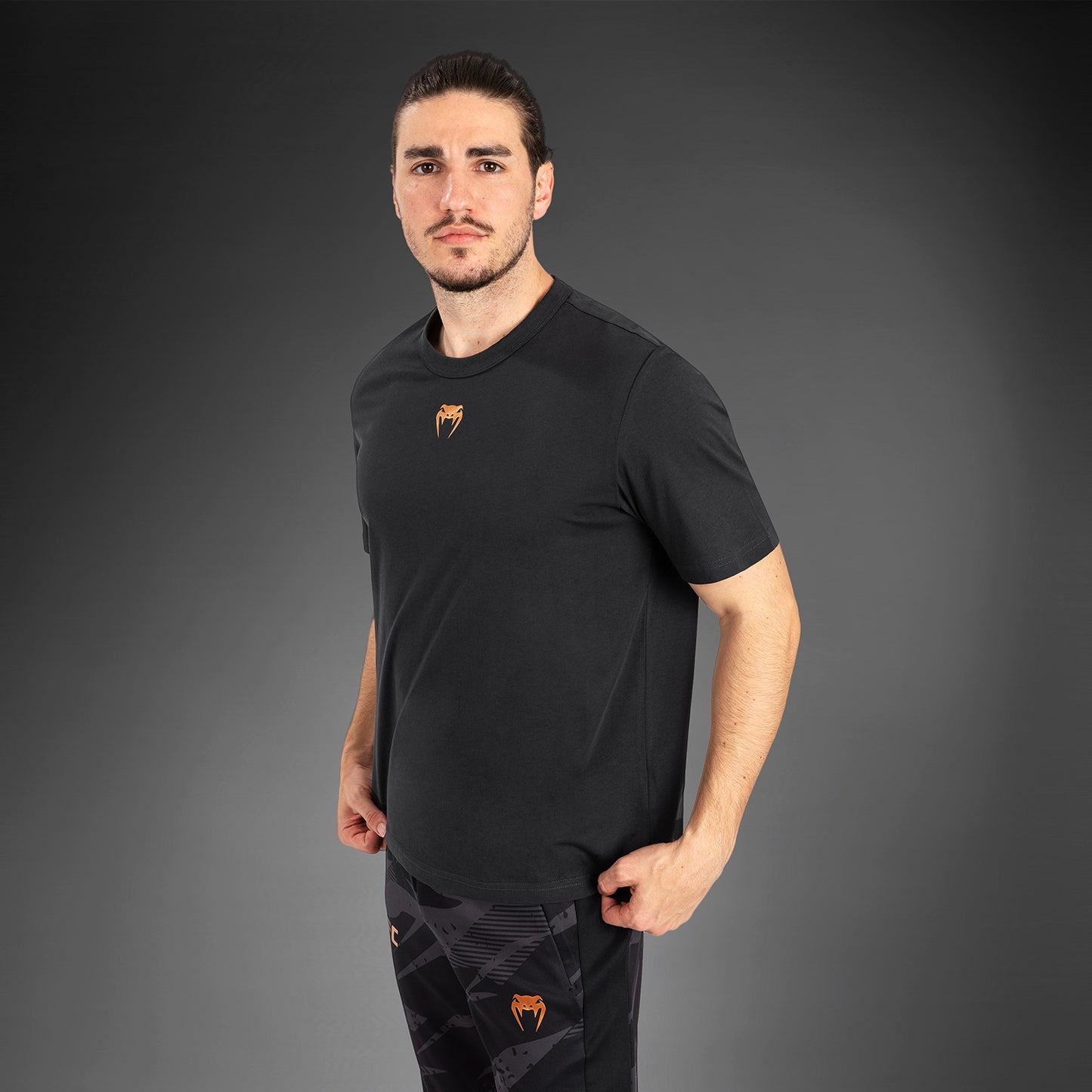 UFC Adrenaline By Venum Fight Week Camiseta de Manga Corta para Hombre - Gris Antracita