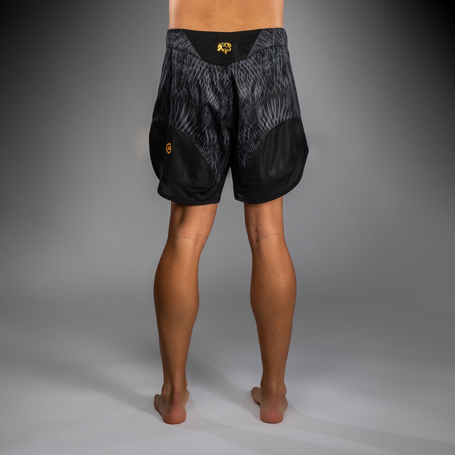 Venum x Chimaev Pantalones Cortos de Combate  - Negro/Gris