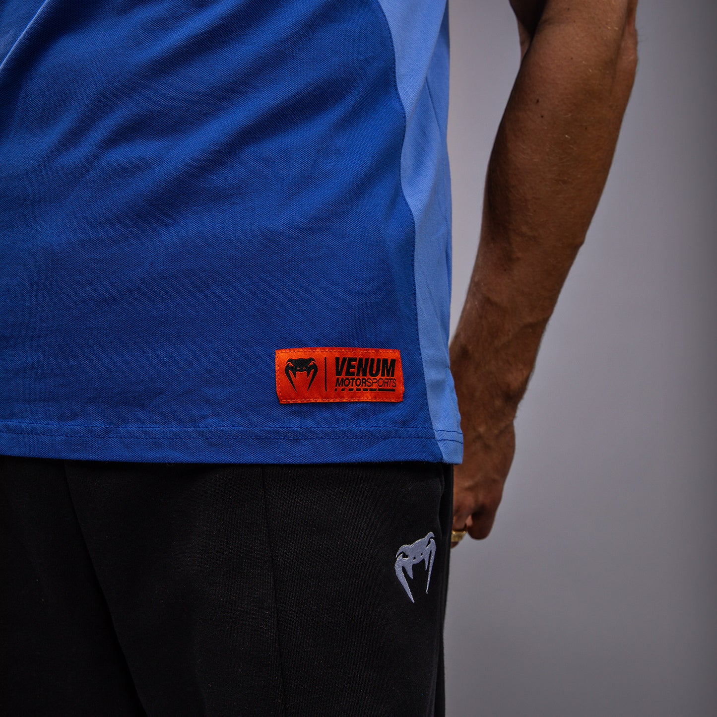 Venum Motorsport Polo de Algodón - Azul Real