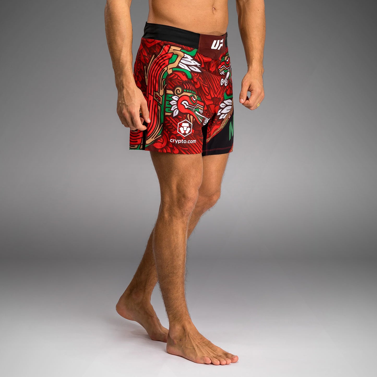 UFC Unrivaled by Venum Brandon Moreno Pantalones de Lucha para Hombres - Rojo
