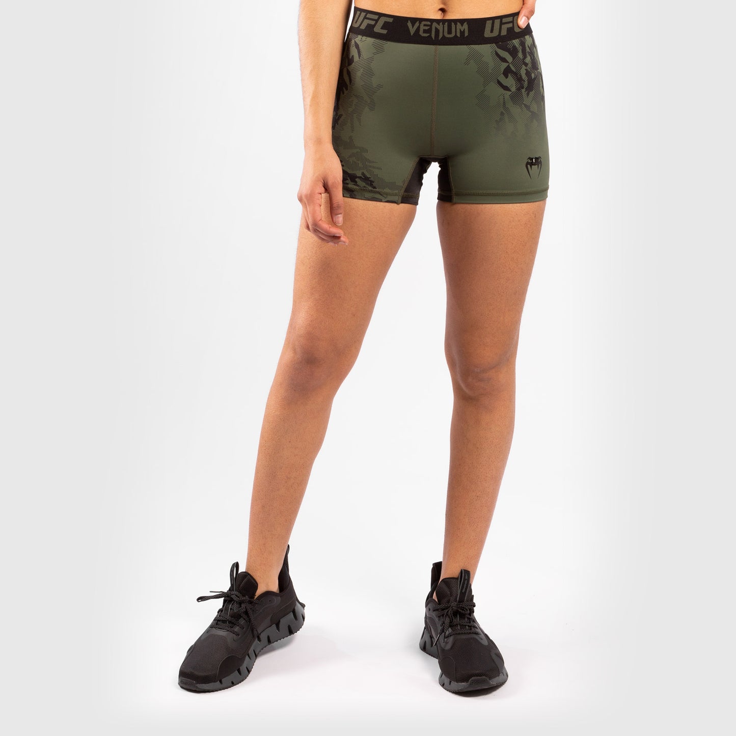 Venum UFC Authentic Fight Week Short de Compresión Performance para Mujer – Caqui