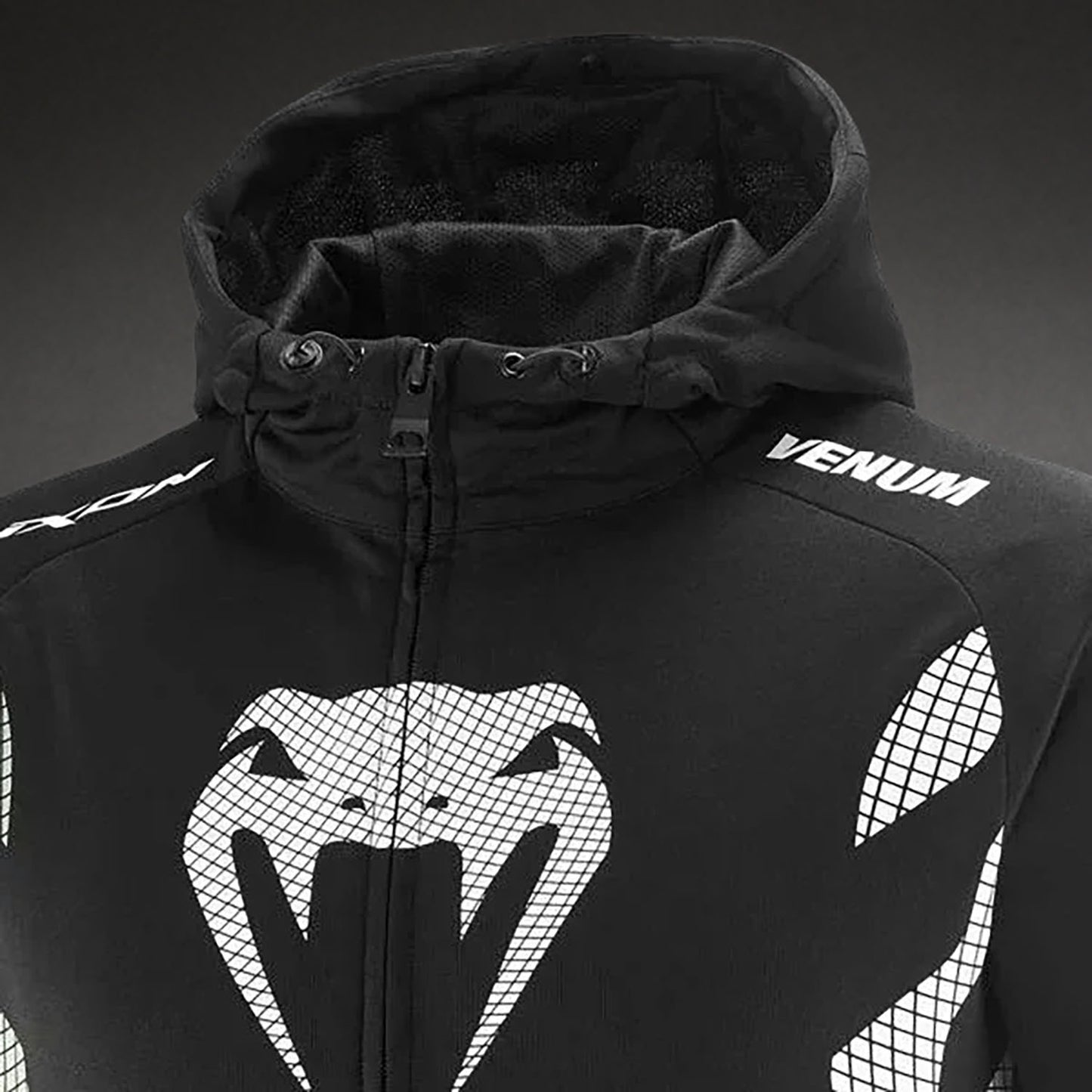 Venum x Ixon Chaqueta Motociclista Touch-R – Negro/Blanco