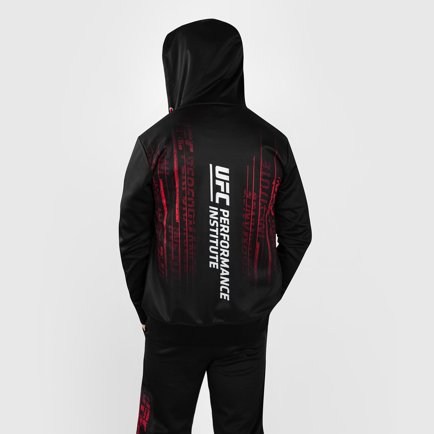 UFC Venum Performance Institute 2.0 Sudadera con cremallera para hombre - Negra/Roja