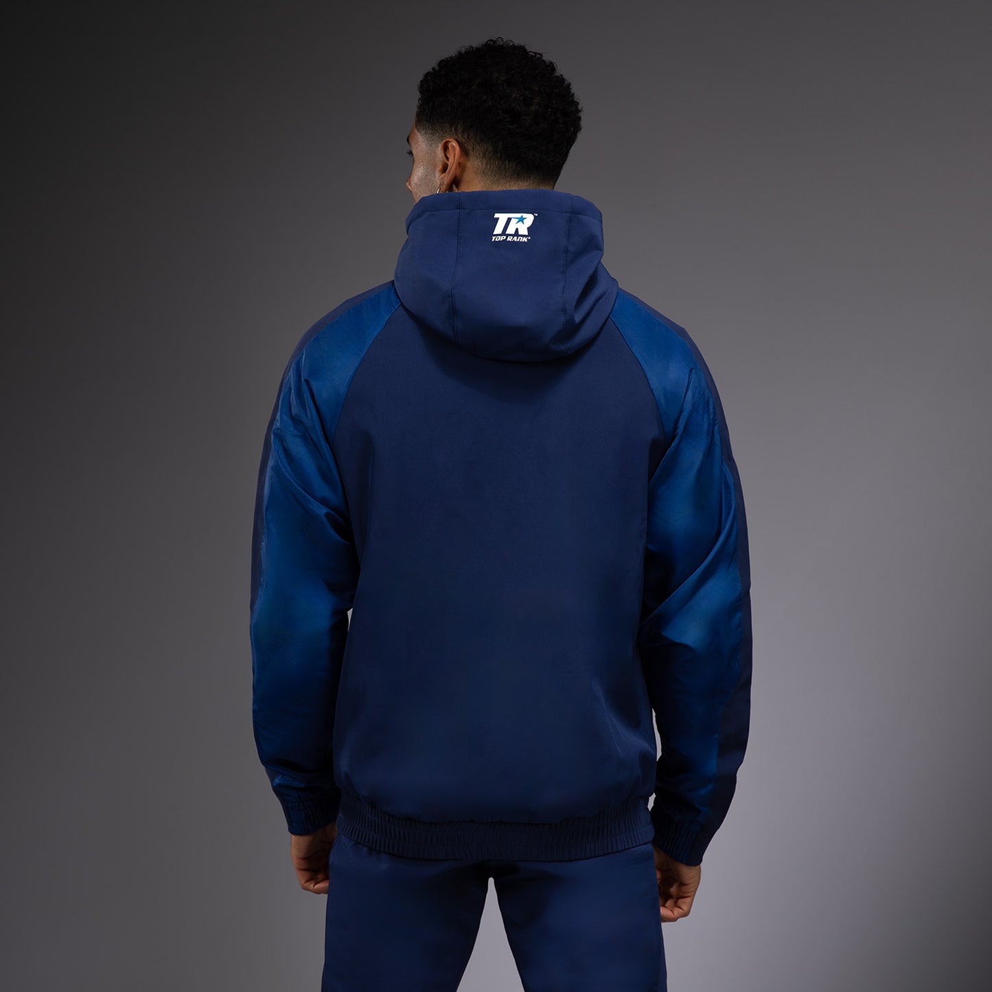 Venum x Top Rank Original Sudadera con Cremallera Completa para Hombre - Azul Marino