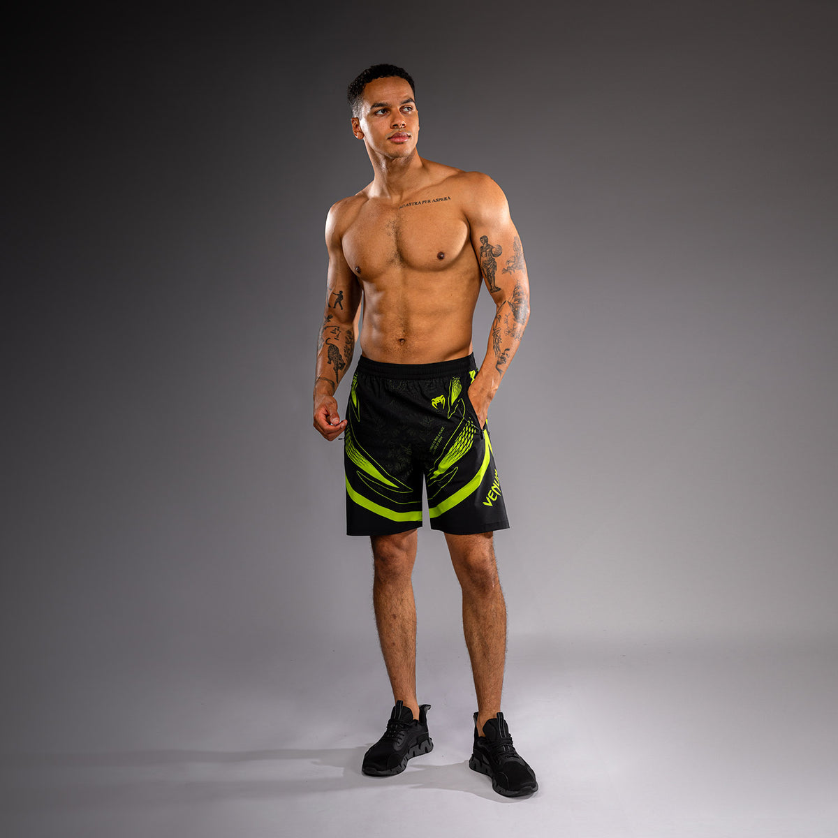 Venum Amazonia Reborn Pantalón corto de entrenamiento - Negro/Verde