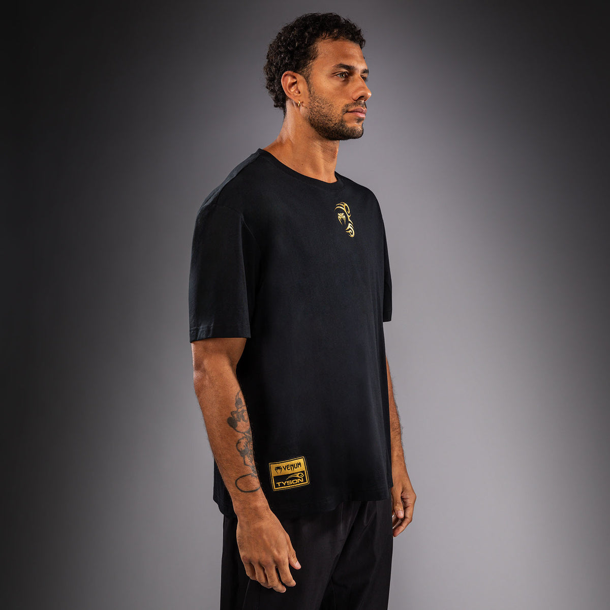 Venum x Mike Tyson Tiger Camiseta Tiger - Negro/Oro