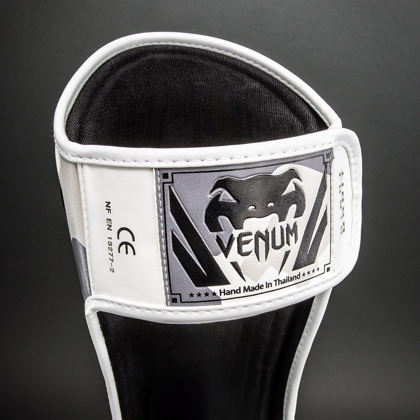 Venum Elite Espinilleras - Blanco/Gris Claro