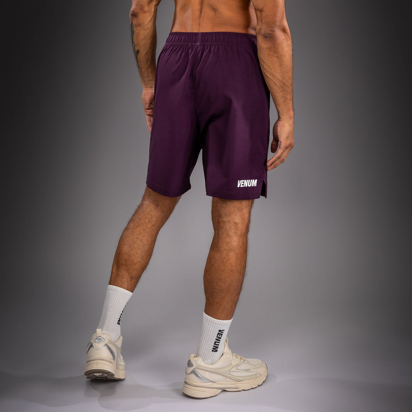 Venum Contender Shorts de entrenamiento - Morado oscuro/Blanco