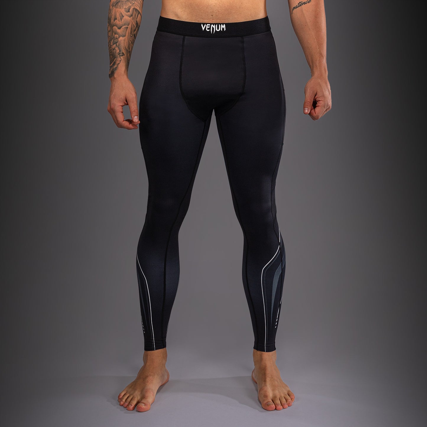 Venum Streamline Spats – Negro/Blanco