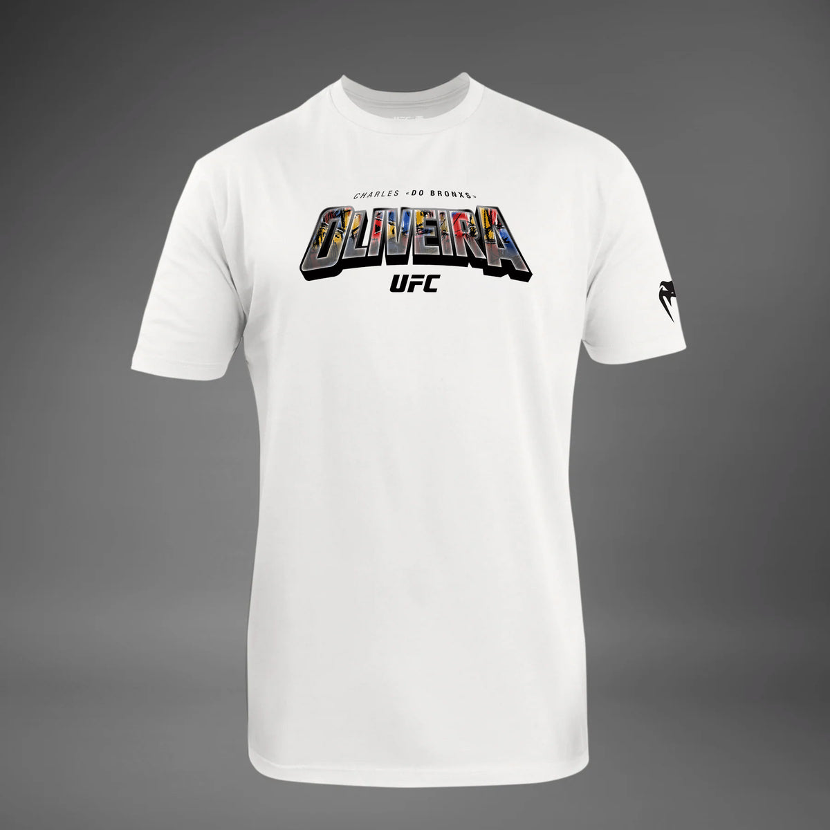 UFC Unrivaled by Venum Charles Oliveira Camiseta para Hombres - Blanca