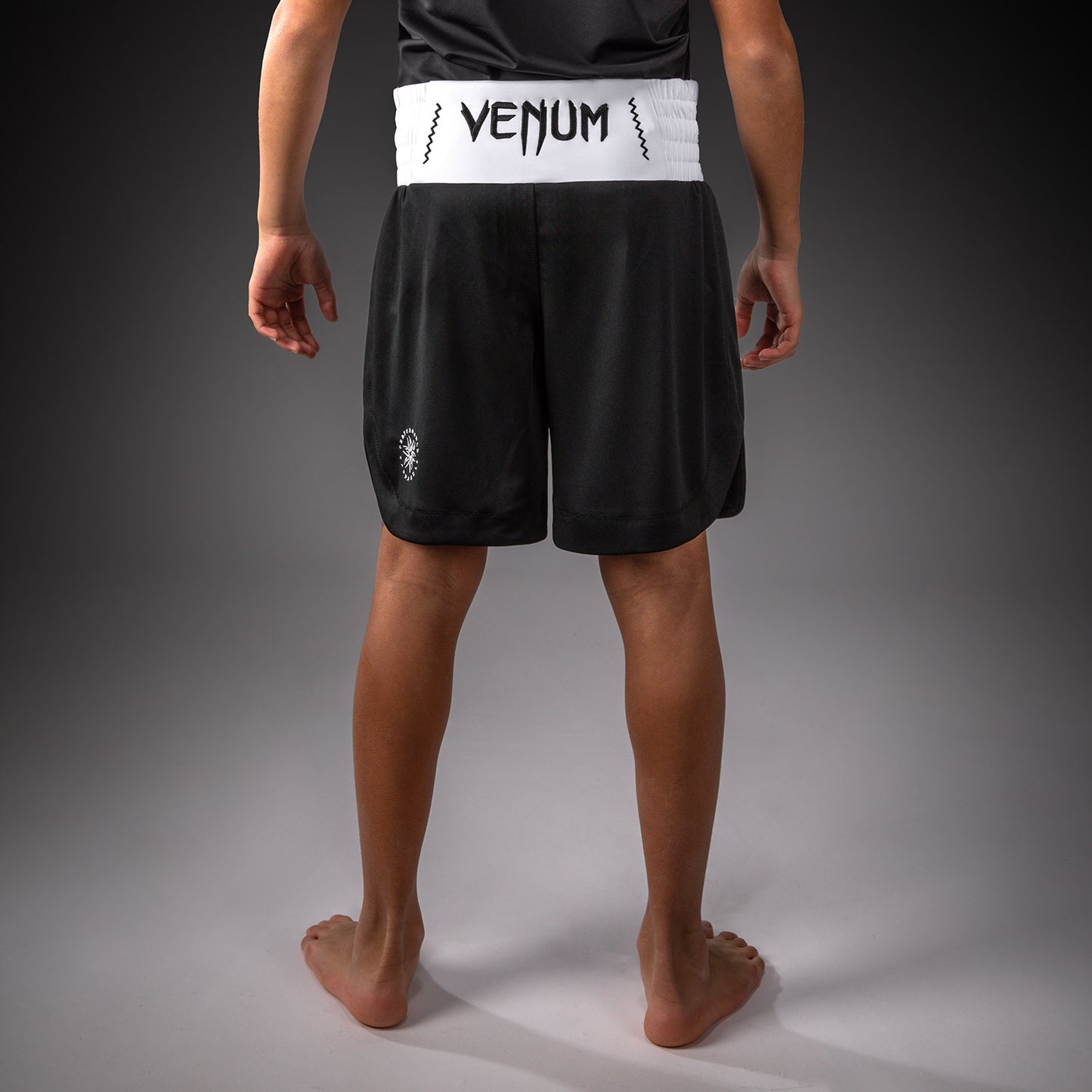 Venum Classic Short de Boxeo Para Niños – Negro/Blanco
