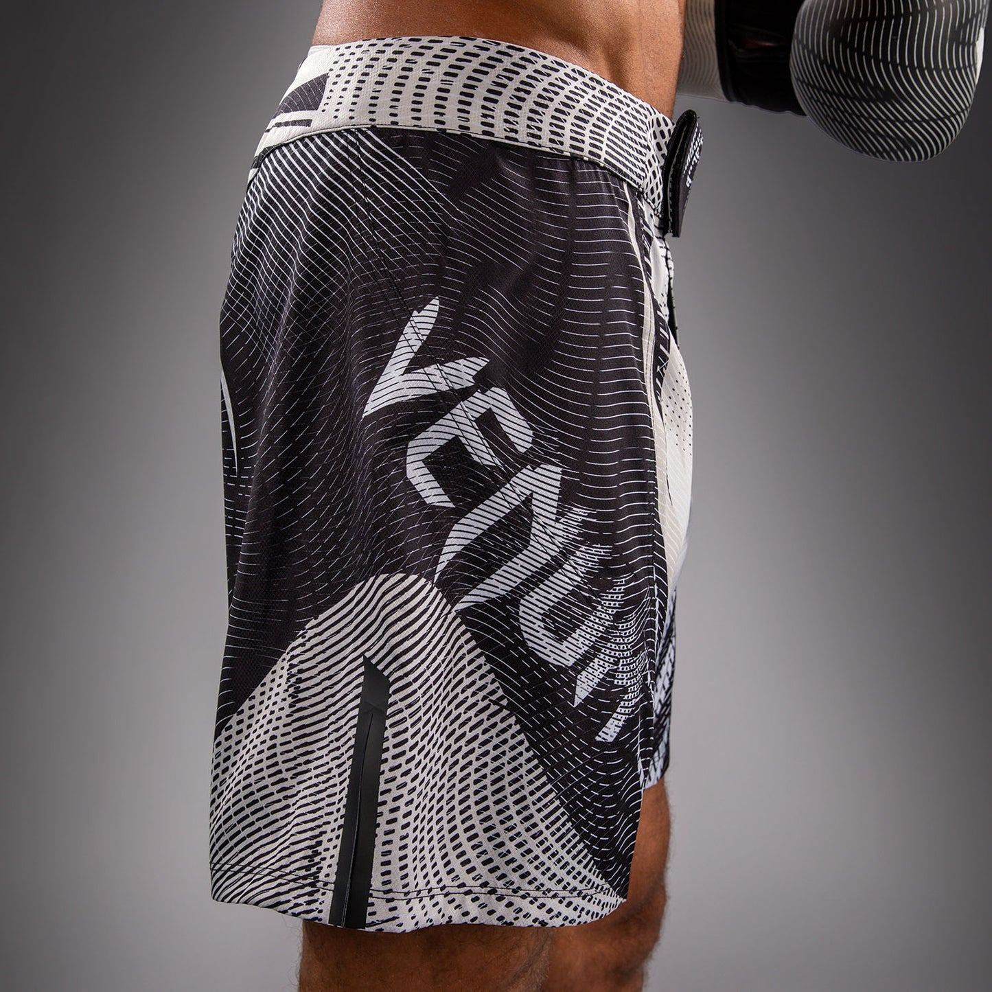 Venum Galactic 3.0 Pantalón Corto de Combate - Blanco Hueso/Negro