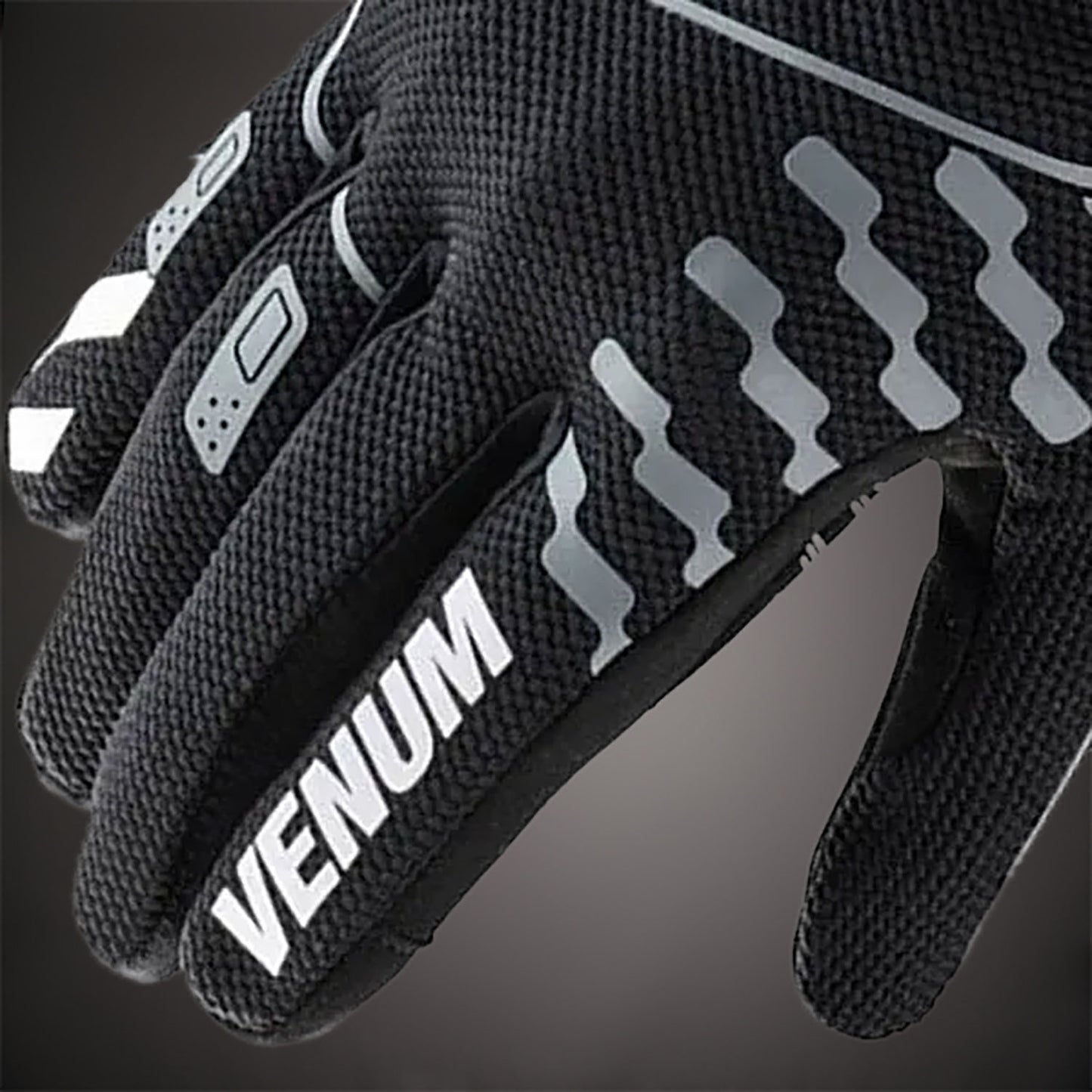 Venum x Ixon Guantes de Moto Hurry – Negro/Blanco/Antracita
