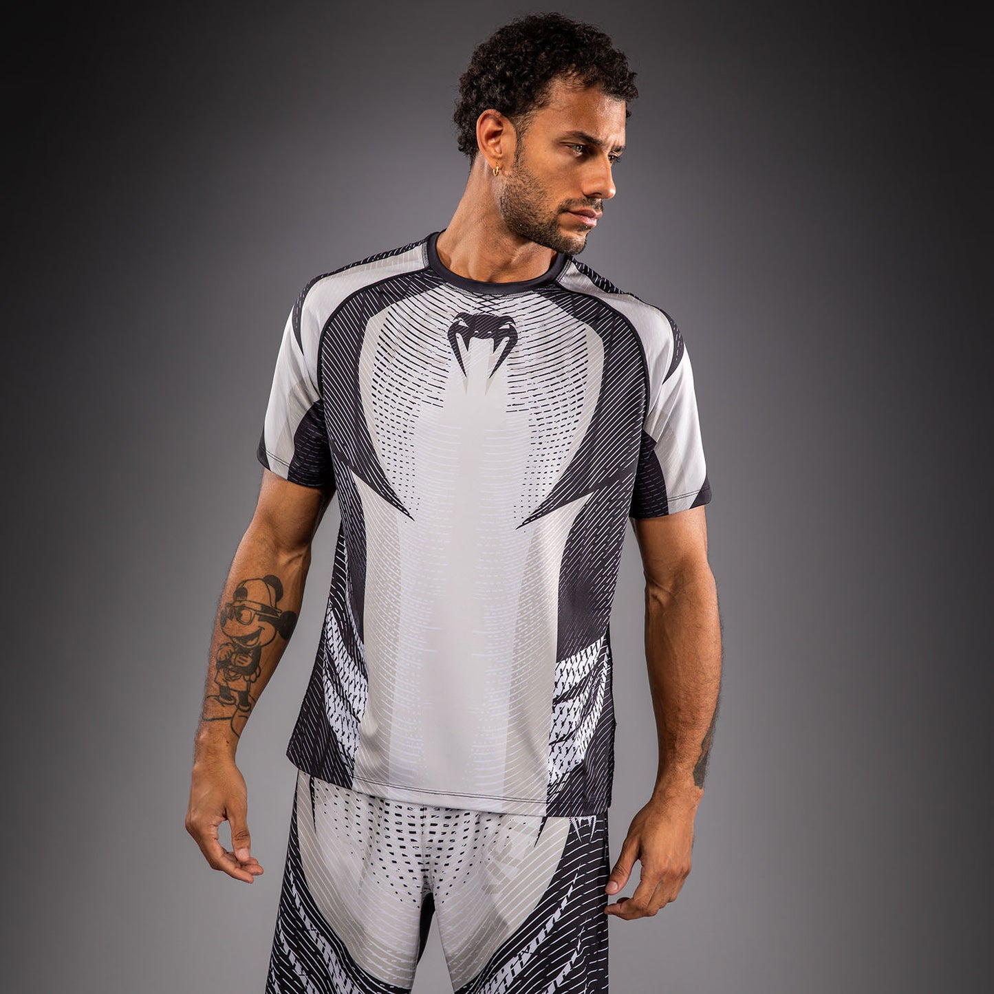 Venum Galactic 3.0 Camiseta Dry Tech - Blanco Hueso/Negro