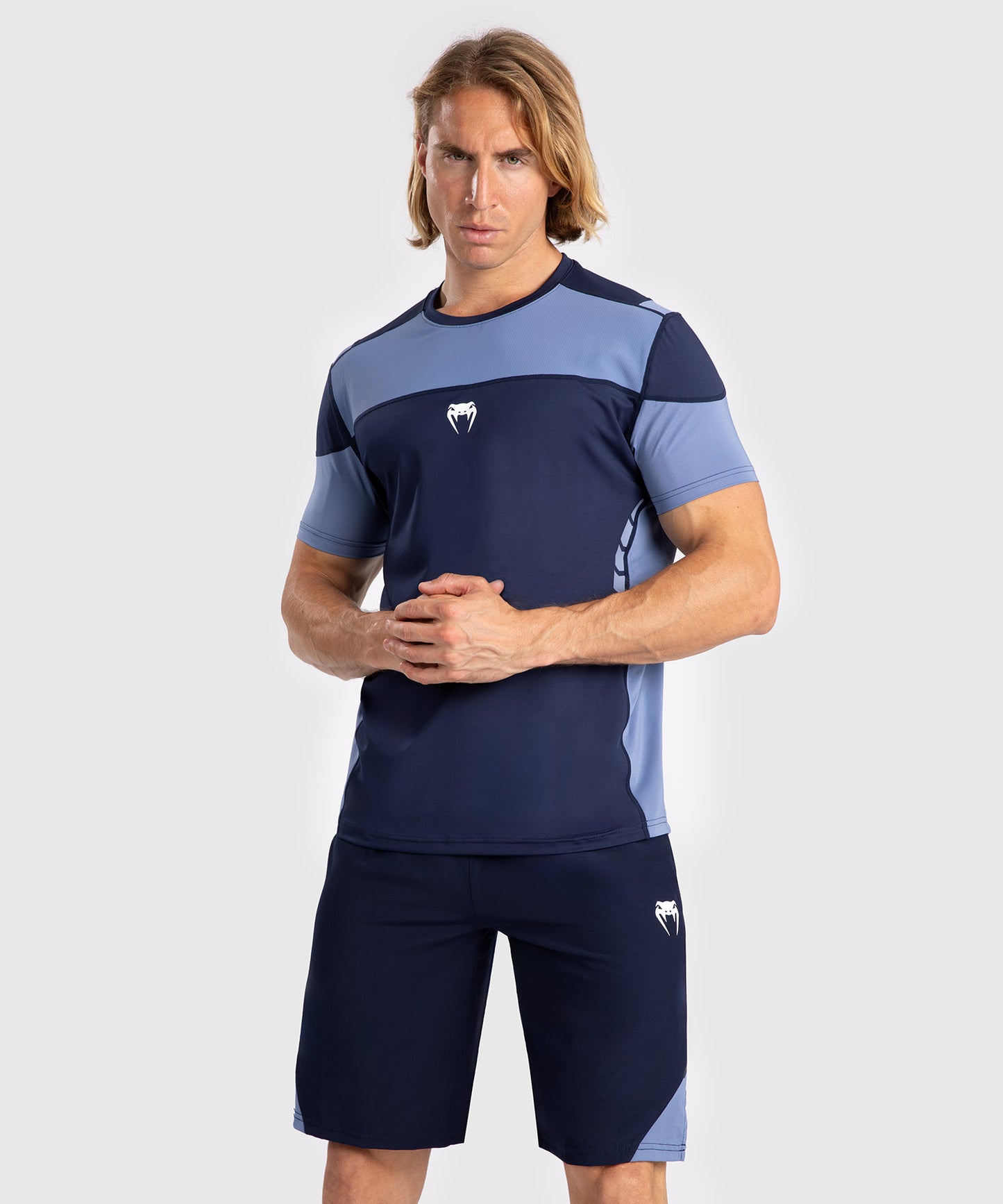 Venum Tempest Camiseta para Hombre Dry-Tech - Azul Marino/Azul