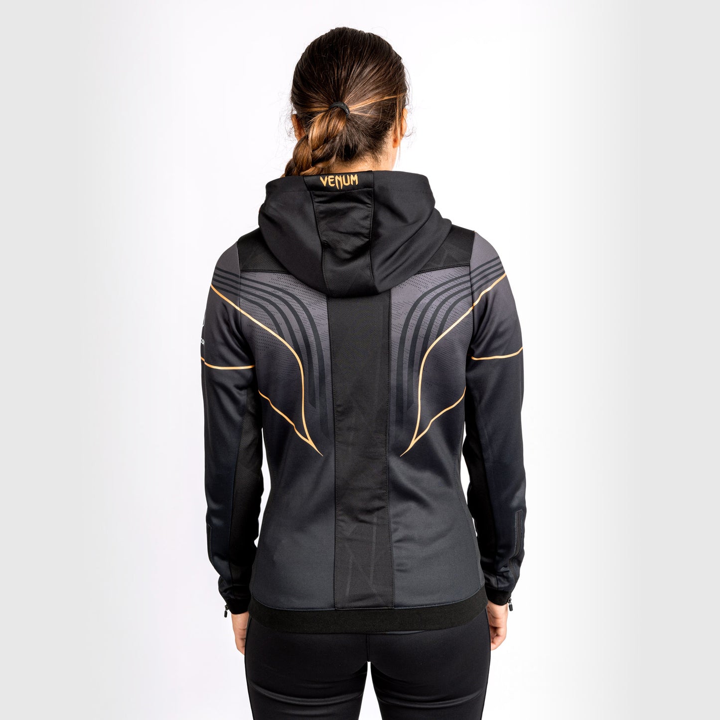Sudadera con capucha personalizada UFC Venum Authentic Fight Night 2.0 para mujer - Champion