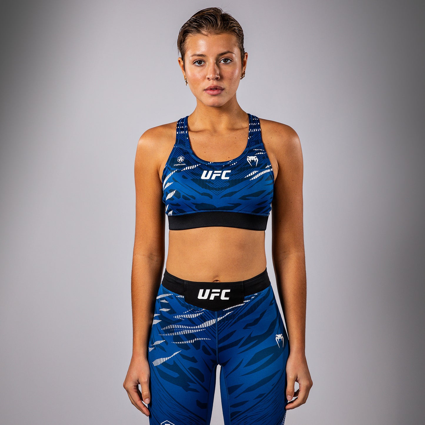 UFC Fusion by Venum Authentic Fight Night Sujetador Deportivo para Mujer - Azul