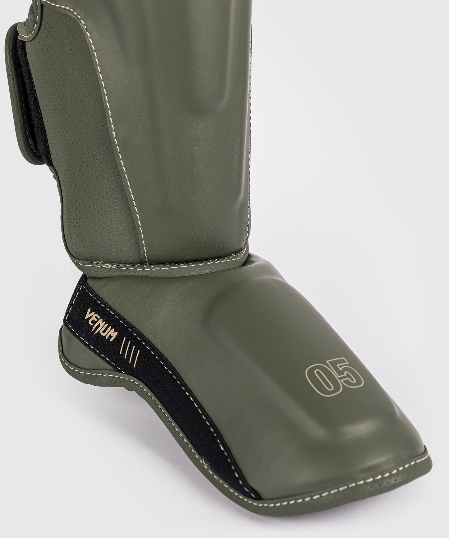 Venum Impact Evo Espinilleras - Verde Militar