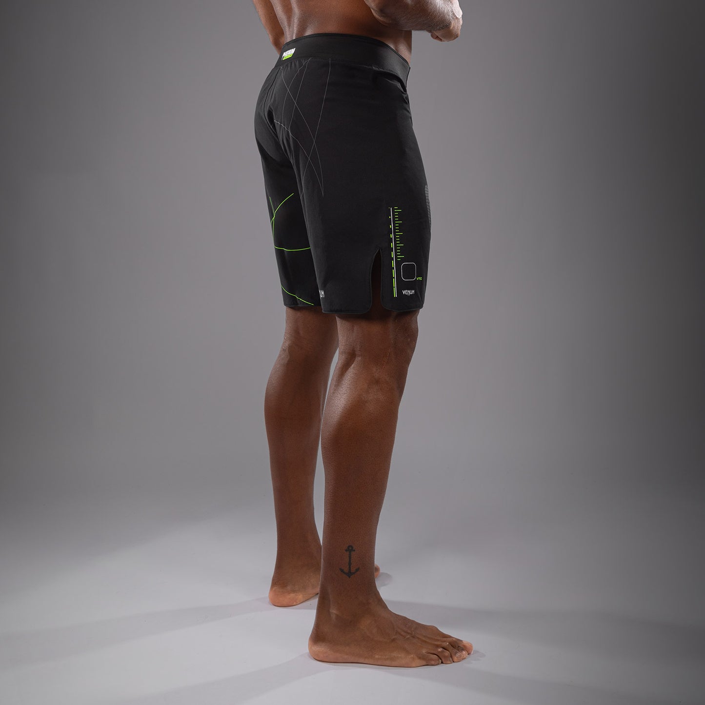 Venum Training Camp 4.0 Pantalones cortos de lucha - Negro/Verde neón
