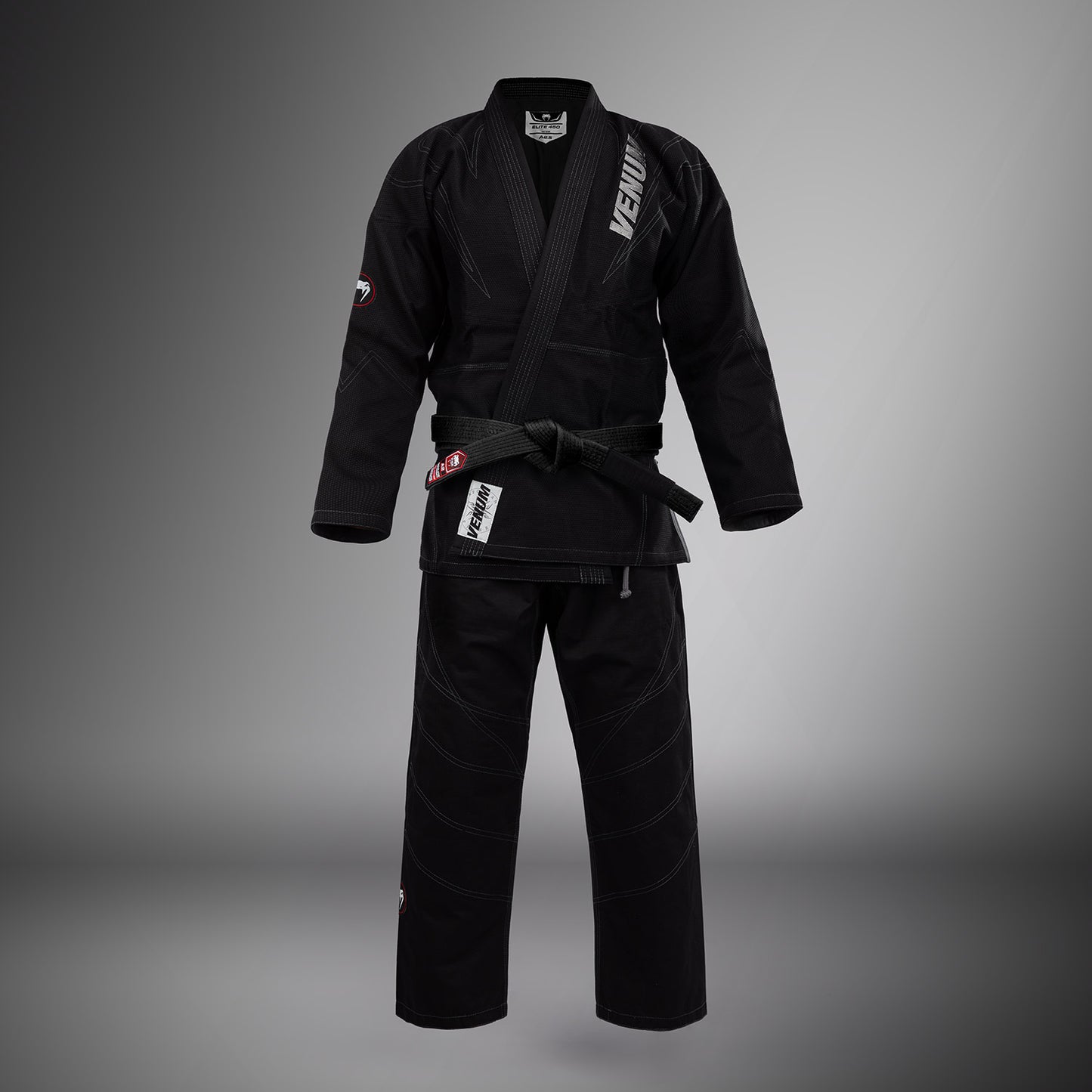 Venum Elite 5.0 Gi de Jiu Jitsu Brasileño (450 gsm) - Negro