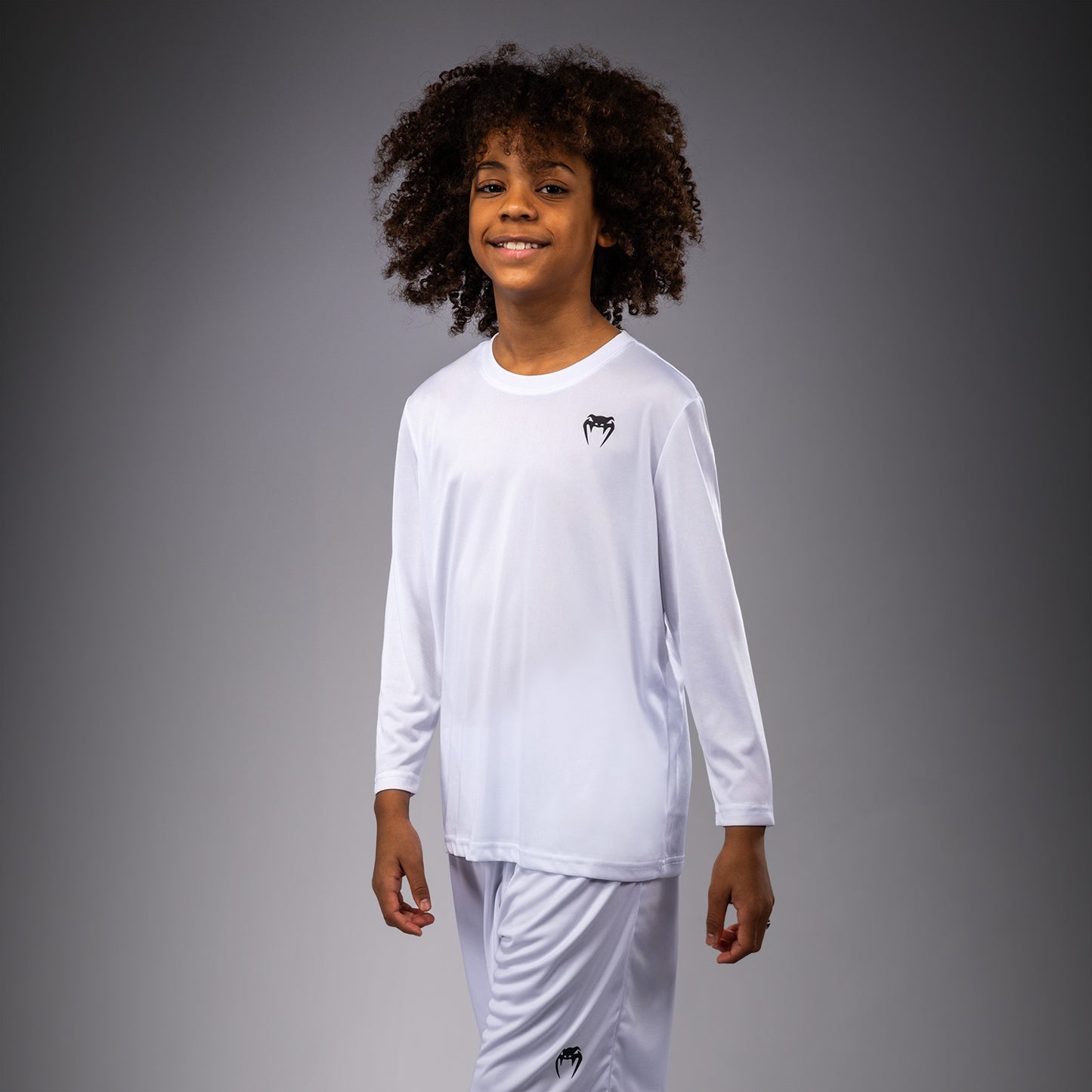 Venum Lineup Camiseta de Manga Larga para Niños - Rojo/Blanco