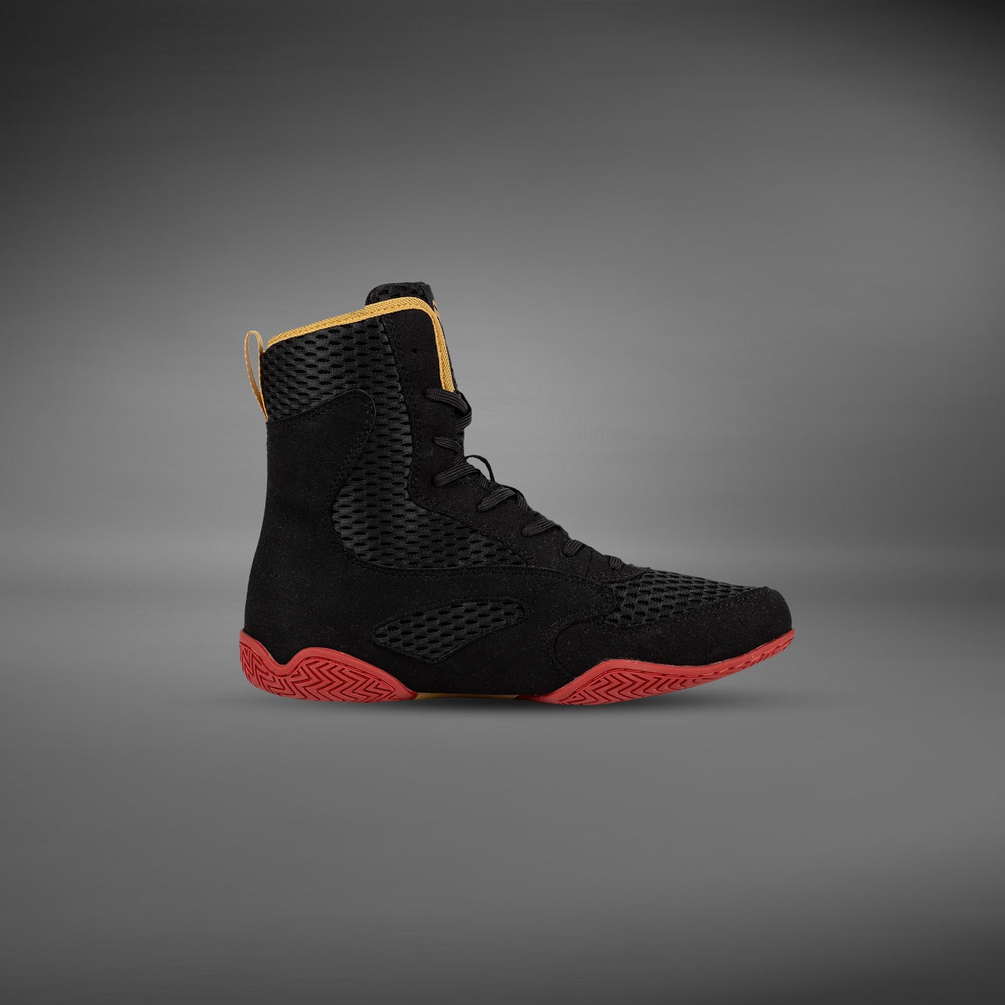 Venum Contender Calzado de Boxeo - Negro/Dorado/Rojo