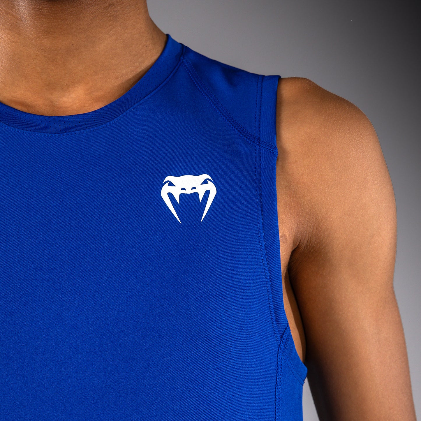 Venum Elite Football Camiseta de Compresión Sin Mangas para Niños - Azul Real