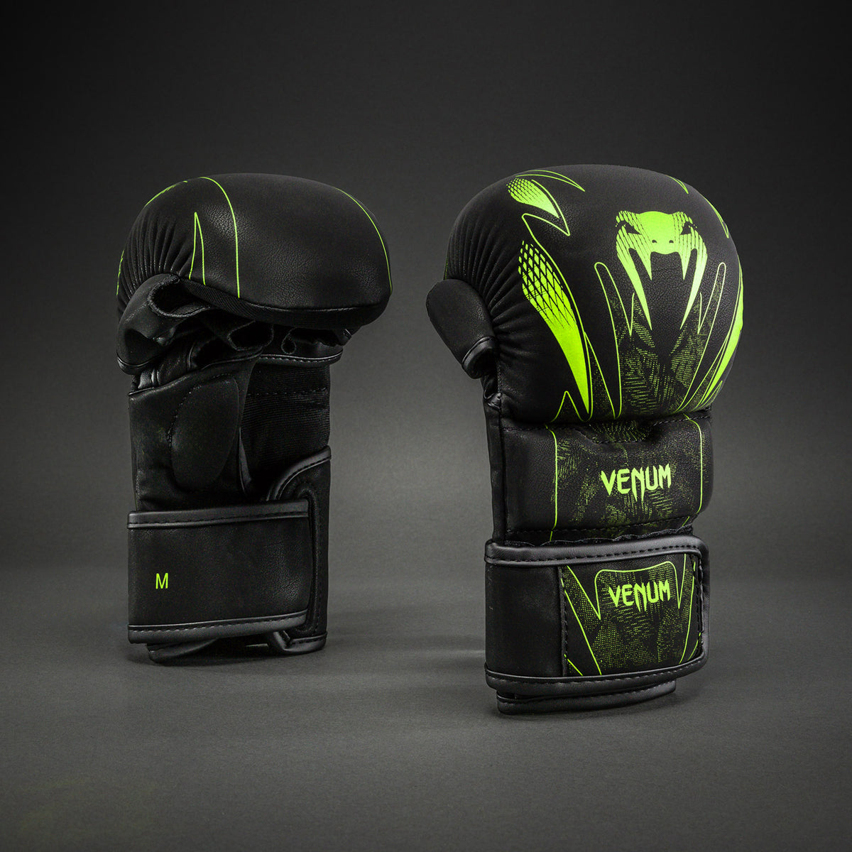Venum Amazonia Reborn Guantes de sparring MMA - Negro/Verde