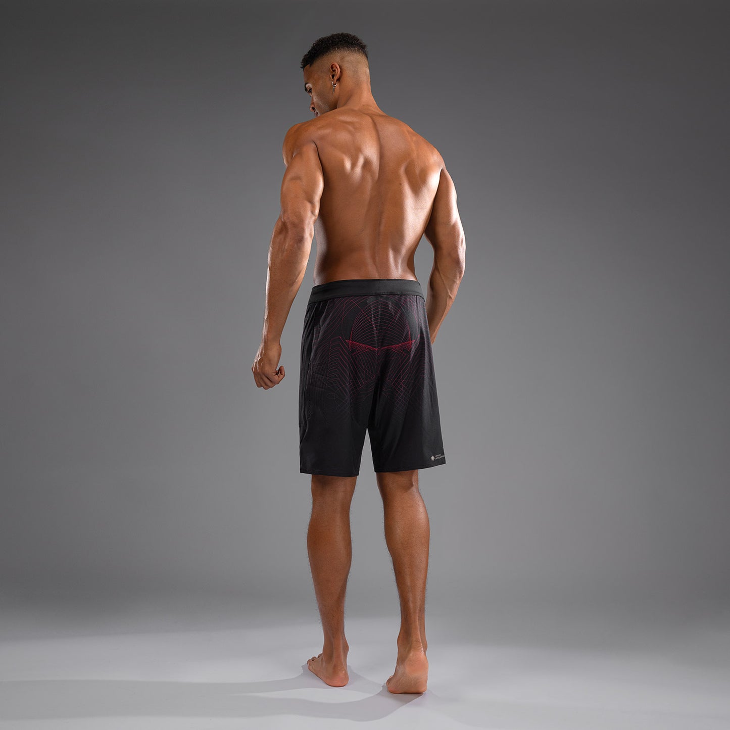 Venum G-Fit Air Pantalones de Lucha para Hombre - Negro Profundo/Rojo Fuego